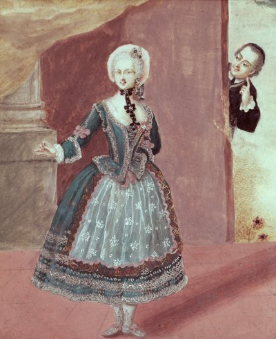 Eine Schauspielerin in der Rolle der Rosine in 